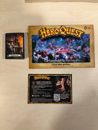 Heroquest La Luna del Terror Libro y Cartas