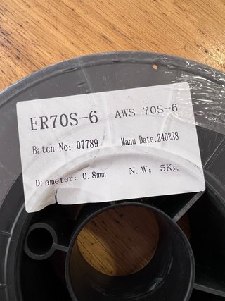 Bobine Arame Soldadura ER70S-6 0.8mm 5Kg