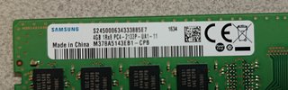 4 Módulos RAM Samsung DDR4 4GB