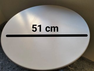 Mesa auxiliar redonda IKEA