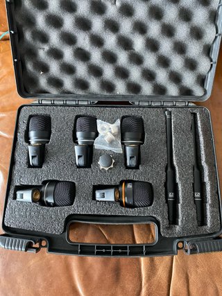 Set de 7 Micrófonos para Batería LD Systems