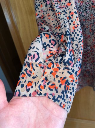 Camisa Leopardo Beige Multicolor