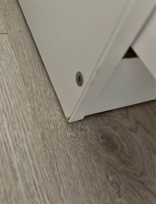 Mesita auxiliar IKEA KULLEN blanca