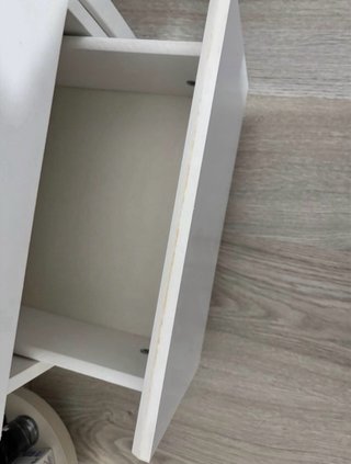 Mesita auxiliar IKEA KULLEN blanca