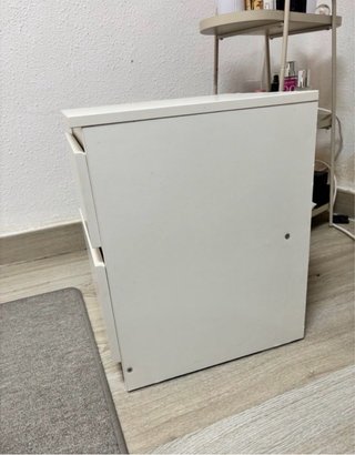 Mesita auxiliar IKEA KULLEN blanca
