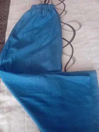 Pantalón Palazzo Azul Talla S