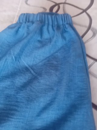 Pantalón Palazzo Azul Talla S