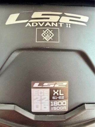 Casco modular LS2 AVANT II tamaño XL