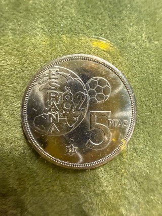 Monedas Mundial Fútbol España 82