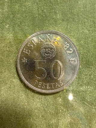 Monedas Mundial Fútbol España 82