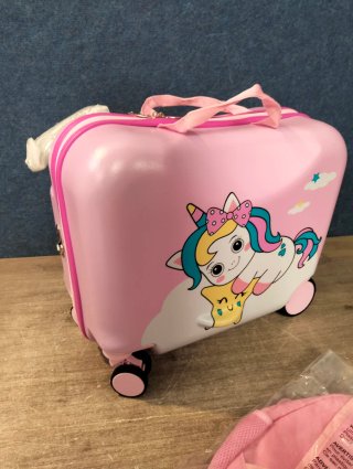 COSTWAY Maleta con Mochila Infantil Equipaje