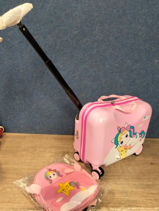 COSTWAY Maleta con Mochila Infantil Equipaje