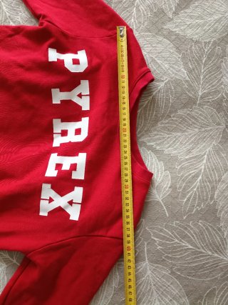 Felpa Pyrex Rossa Uomo Cotone 100%