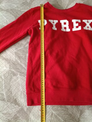 Felpa Pyrex Rossa Uomo Cotone 100%