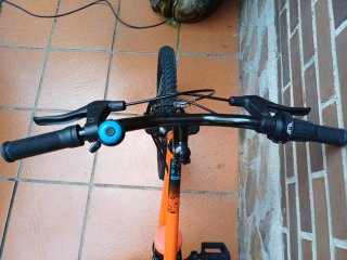 Bicicleta infantil Rockrider 20 naranja