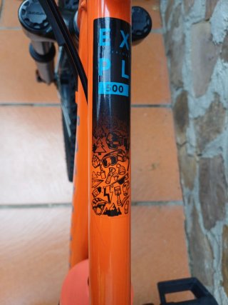Bicicleta infantil Rockrider 20 naranja