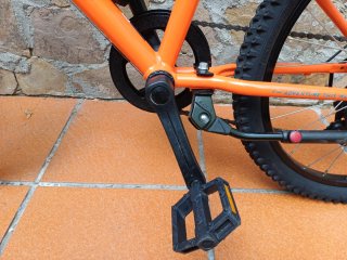 Bicicleta infantil Rockrider 20 naranja