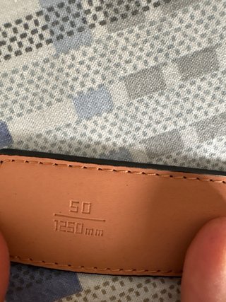 Cintura Louis Vuitton Nera con logo Nero lunga 125
