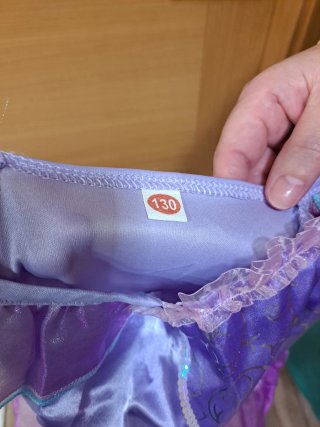 Disfraz Sirena Niña Morado y Turquesa