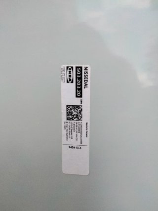 Espejo Ikea NISSEDAL Negro