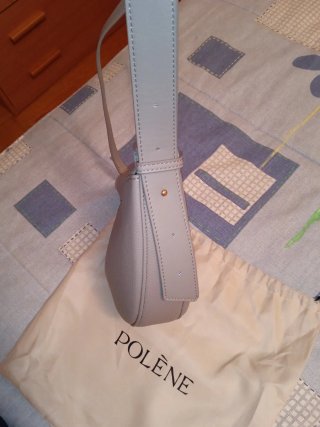 Bolso Polène Tonca Beige/Gris