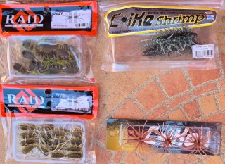 Lote vinilos pesca RAID y HIDEUP