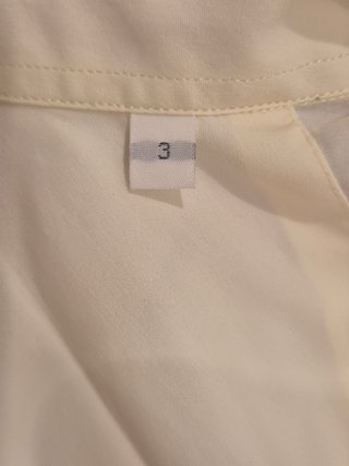 Camisa Emidio Tucci color marfil-crema Talla 3