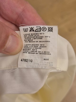 Camisa Emidio Tucci color marfil-crema Talla 3