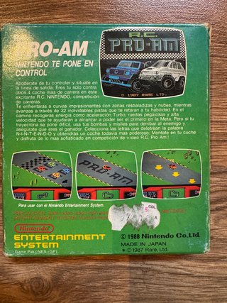 RC PRO AM - NINTENDO NES - COMPLETO - SMALL BOX