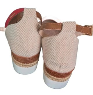 Sandali donna  rosse e beige