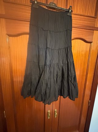 Falda negra Caroll