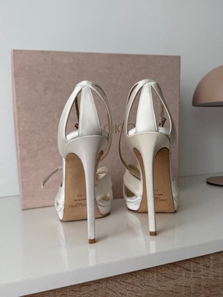 Sandalias de Novia Jimmy Choo Blancas