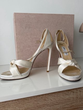 Sandalias de Novia Jimmy Choo Blancas