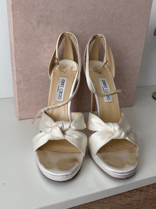 Sandalias de Novia Jimmy Choo Blancas
