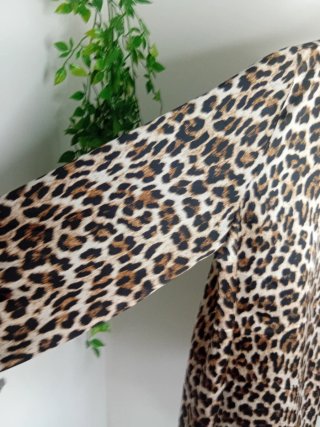 Blusa Leopardo Manga Larga