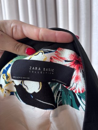 Bomber estampada Zara Talla S