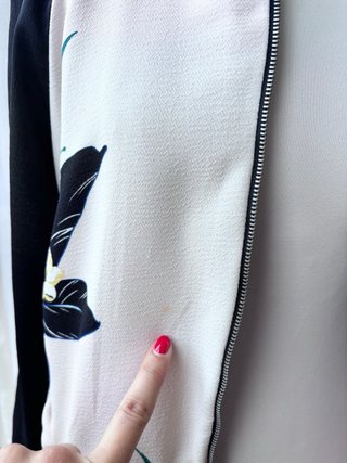 Bomber estampada Zara Talla S