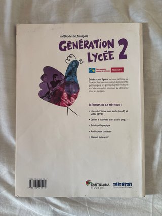 GENERATION LYCEE A2/B1 ELEVE+CD+DVD