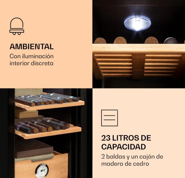 Humidor Klarstein El Presidente - miniatura 6