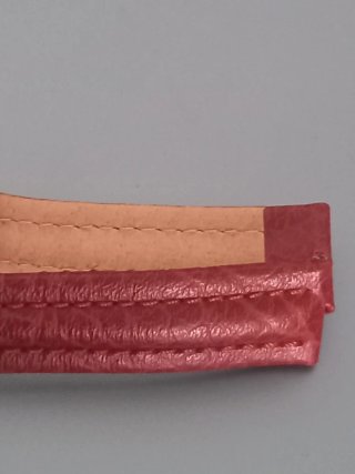 Correa Hirsch 18mm Burdeos Cocodrilo