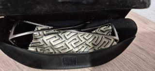 Occhiali da sole Versace neri e grigi
