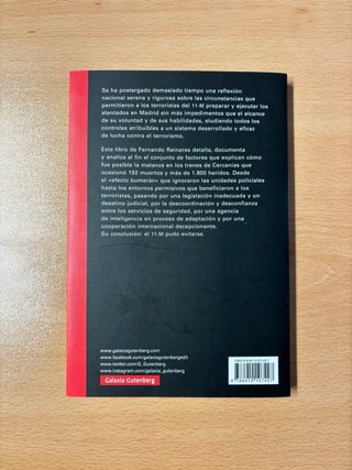 Libro 11-M Pudo Evitarse