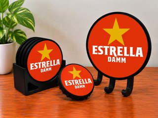 Pack Estrella Damm: Cartel Luminoso + Accesorios