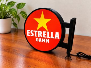 Pack Estrella Damm: Cartel Luminoso + Accesorios