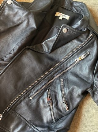 Cazadora Biker Morgan - 100% Cuero de Cordero