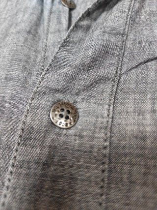 Camisa Harley Davidson Gris Manga Corta