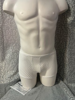 Calzoncillos de malla blancos, talla L