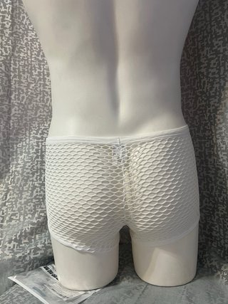 Calzoncillos de malla blancos, talla L