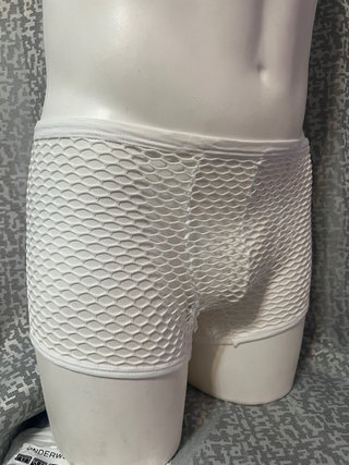 Calzoncillos de malla blancos, talla L