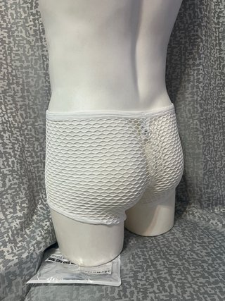 Calzoncillos de malla blancos, talla L